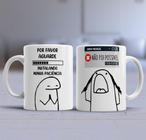 Caneca de Porcelana - Por favor aguarde, instalando minha paciência - Flork