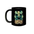 Caneca de Porcelana Preta Banda Suicide Silence DeathCore