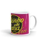 Caneca de Porcelana  Sonho de Valsa