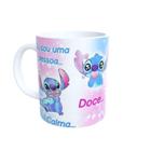 Caneca de porcelana Stitch Para presente Ref 14