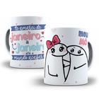 Caneca De Porcelana Te Amarei de Janeiro a Janeiro Flork Presente Dia dos Namorados