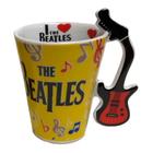 Caneca de porcelana the beatles amarela 300ml