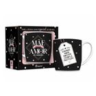 Caneca de Porcelana Urban - 300ml - Mãe Maior Amor - Brasfoot