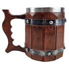 Caneca De Resina Estilo Barril Viking Chopp 400Ml Medieval