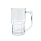 Caneca De Vidro 320Ml Milk Shakes Com Alça Cerveja E Suco