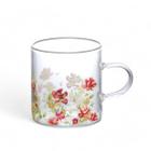 Caneca De Vidro Borossilicato Le Jardin 125ml 2 Peças Hauskrafit