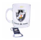 Caneca De Vidro C/ Abridor De Garrafas 350ml Vasco Oficial