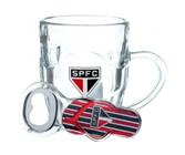 Caneca De Vidro Com Abridor São Paulo 310ml