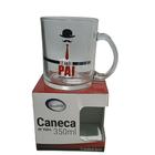 Caneca de Vidro Dias dos Pais Presente 350ml