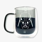 Caneca de Vidro Duplo Darth Vader Star Wars Borossilicato