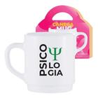 Caneca De Vidro Opaline Mug Profissões Psicologia Ruvolo