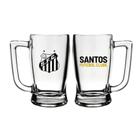 Caneca De Vidro Personalizada Do Santos - Licenciada 340ml