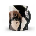 Caneca Death Note Akira Cerâmica Toda Preta