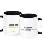 Caneca Decorativa Divertida - Durma Ideias Acorde Atitudes