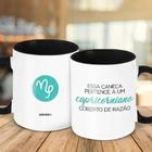 Caneca Decorativa Signo - Capricorniano Coberto De Rão