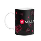 Caneca Dev Angular - Dark White