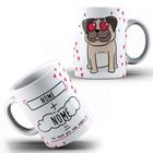 Caneca Dia Dos Namorados Frase Personalizada Com Nome Casal Love Presente Amor - MEGA OFERTA! - JKB