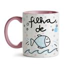 Caneca Dia dos Pais - Filha de Peixe Rosa - Maluco por Caneca