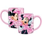 Caneca Disney Minnie Coffee Relief 400 ml rosa oficialmente licenciada