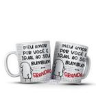 Caneca Divertida Meme Flork Bento - Amor Bumbum Grandão