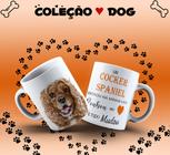 Caneca Dog Cocker Spaniel Presente Porcelana 325ml - Zoom Paper