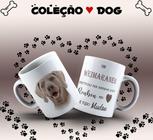 Caneca Dog Weimaraner Presente Porcelana 325ml