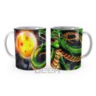 Arte para Caneca Dragon Ball Shenlong e as Esferas do Dragão