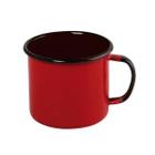 Caneca Em Aço Esmaltado Mãe Ágata Ewel 160Ml - Vermelho