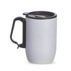 Caneca em Aço Inox com Tampa de 350ml Inox Colors