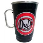 Caneca Em Alumínio Térmica De Chopp Preta - Cerveja Duff - Retrofenna Decor