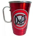 Caneca Em Alumínio Térmica De Chopp Vermelha - Cerveja Duff