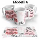 Caneca Em Porcelana Dia Da Mulher-325ML