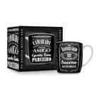 Caneca em Porcelana Urban 360ml - Feliz Aniversário - Brasfoot