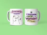 Caneca feliz dia das mães com foto meme flork boneco palito