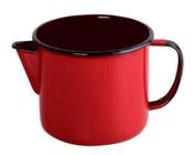 Caneca esmaltada com bico N12 Ewel-Vermelho