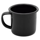 Caneca Esmaltada Mimo Style em Ferro Fundido Preto 150 ml