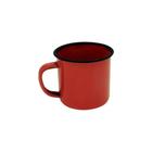 Caneca Esmaltada Tradicional 5cm Vermelho Yangzi