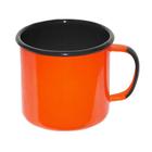 Caneca Esmaltado 160 ml Laranja Ewel