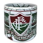 Caneca Estádio do Time de Guerreiros 360 ML Cerâmica Fluminense Licenciada Branco