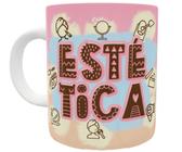 Caneca estética faculdade presente profissão esteticista