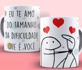 Caneca De Porcelana Meme/Sticker bonecos palito flork, não toque