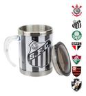 Caneca Flamengo Oficial Térmica Inox Com Tampa Time 450ml - Mileno