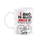 Caneca Flork Namorados - 1 ano de muito amor e pouco sono