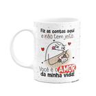 Caneca Namorados Briga Amor Love Flork Casal Meme Cerâmica 325ml - Pandika  - Canecas - Magazine Luiza