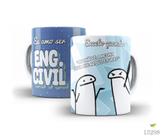 Caneca Flork profissões - engenheiro civil