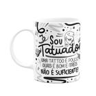 Caneca Flork Profissões - Sou Tatuador - branca