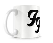 Caneca Foo Fighters Branca - Starnerd