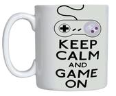 Caneca Frases de Gamer de Porcelana 325 ML Para Presente - PN