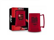 Caneca Gel Flamengo Tri Da America Vermelha Futebol Mengao