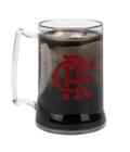 Caneca Gel Isolante Térmico Preta 400ml Flamengo - mileno